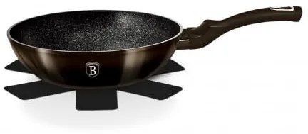 Tigaie wok marmorata 28 cm Shiny Black Berlinger Haus BH 6610