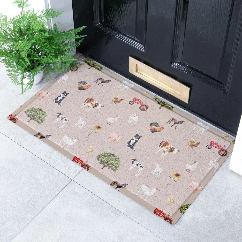 Covoraș de intrare din PVC 40x70 cm Farm Life – Artsy Doormats