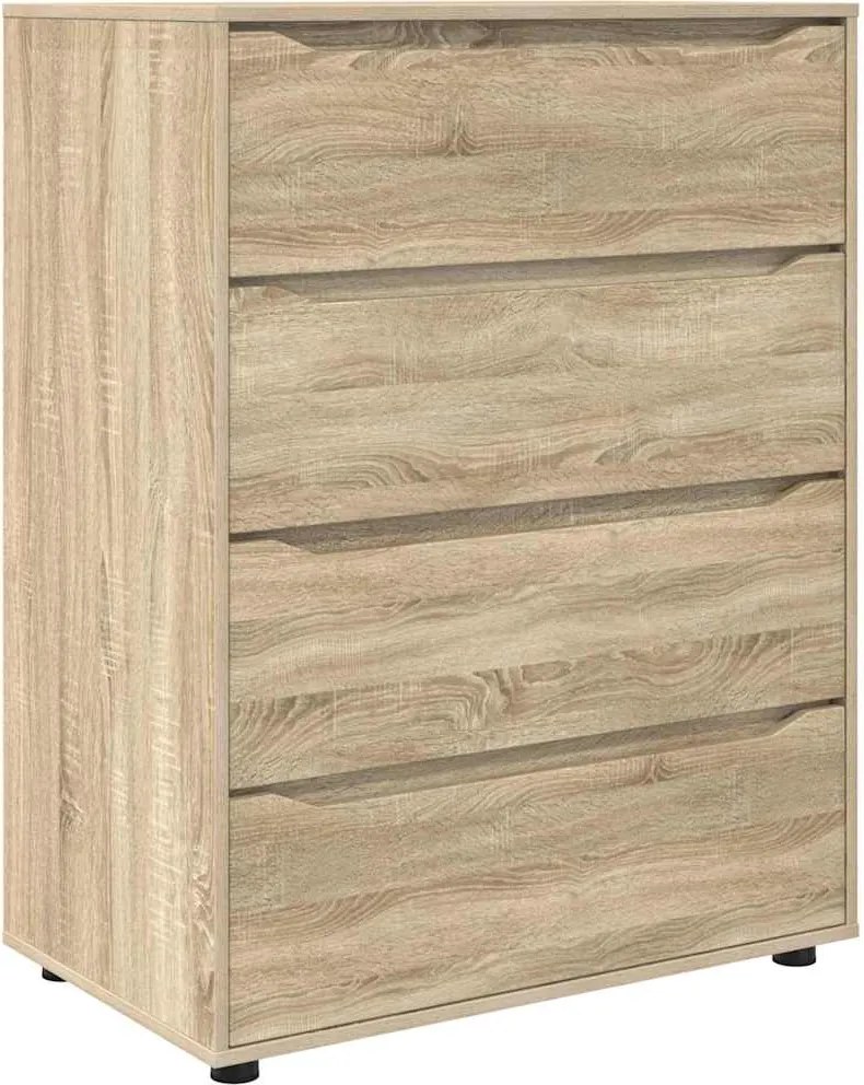 vidaXL Dulapuri de depozitare 2 pcs Stejar Sonoma 80 x 48 x 105 cm