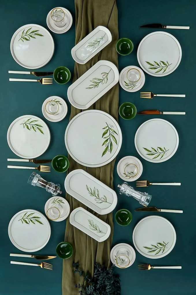 Set de mic dejun (23 de piese), Hermia, Culoare: Alb
Verde
Verde deschis