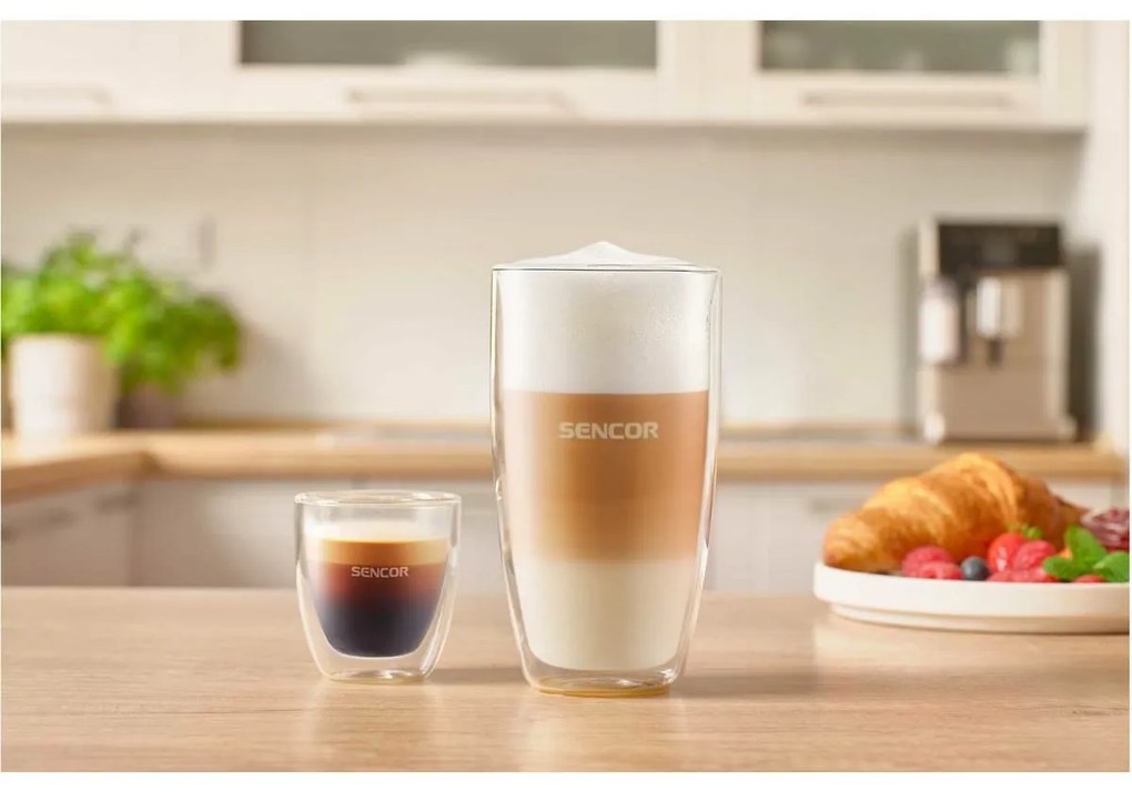 Pahar termo latte Sencor SGX 002 380 ml, 2 buc