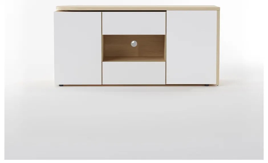 Birou cu blat cu aspect de lemn de stejar 48x159 cm Tango – TemaHome