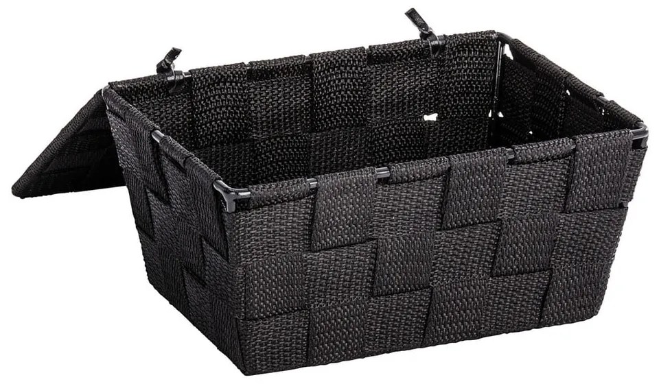 Coș cu capac Wenko Adria, negru