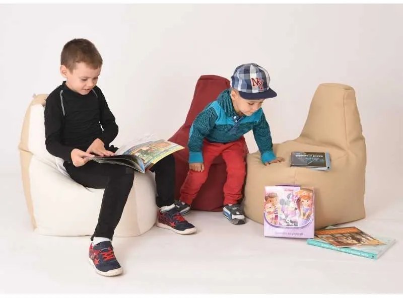 Fotoliu tip Scaun Sunlounger Junior, Material Piele Ecologica - Violet