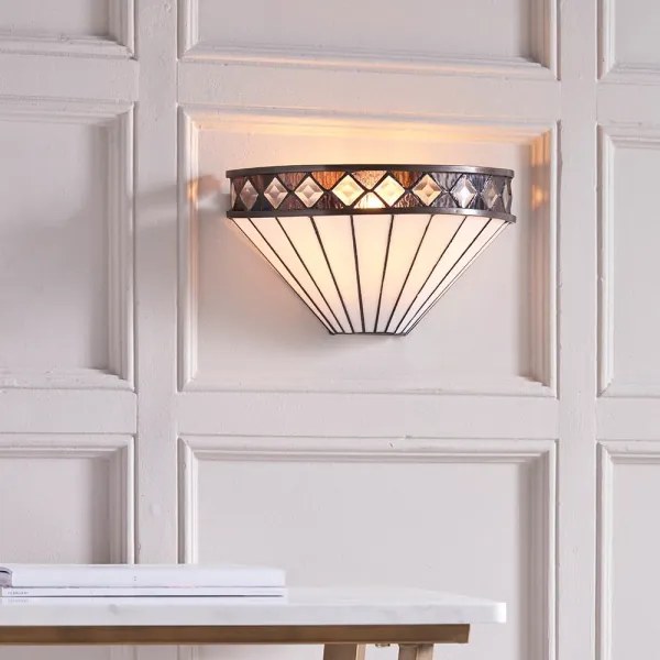 Endon 64149 - Aplică de perete Tiffany FARGO, 1xE14/40W/230V