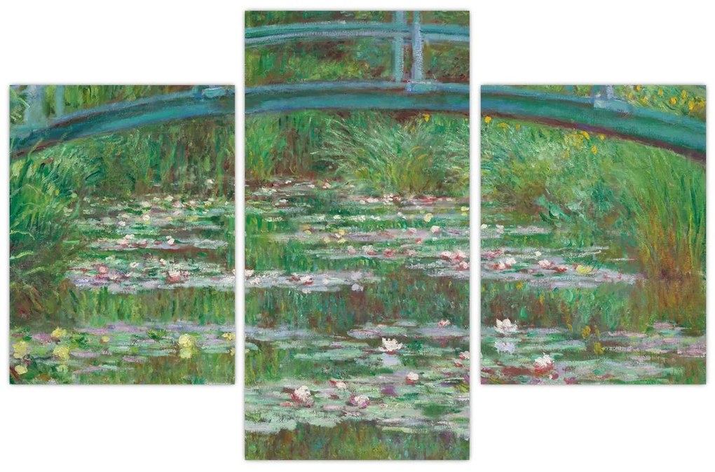Tablou - Claude Monet, The Japanese Footbridge, reproducere (90x60 cm)