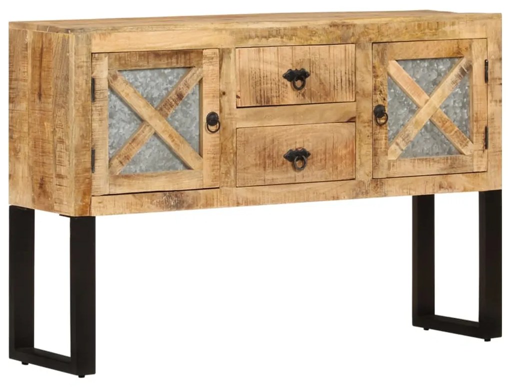 vidaXL Servantă, 110x30x74 cm, lemn de mango nefinisat