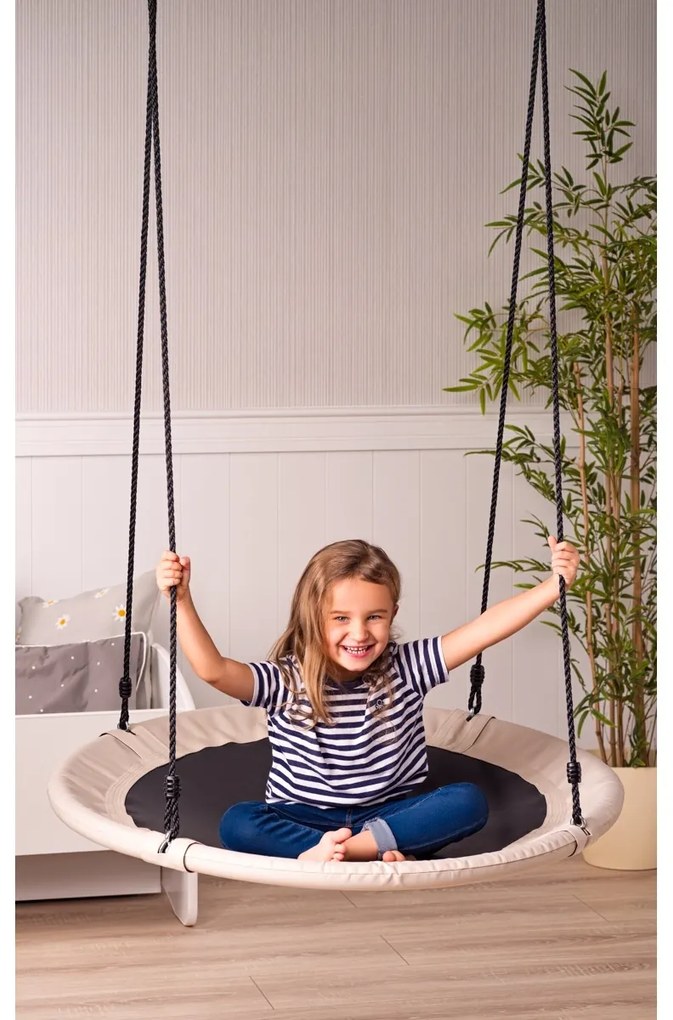 Woody Cerc balansoar bej, diametru 100 cm