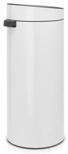 Cos de gunoi Brabantia Touch Bin New 649999, 30 L, Inchidere silentioasa si lina, Alb