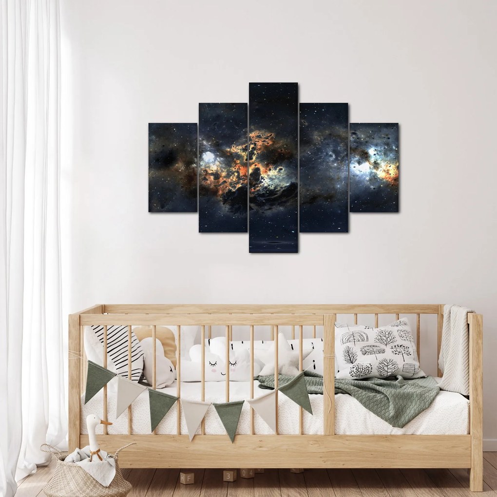 Tablou - Universul cu Nebula (150x105 cm)