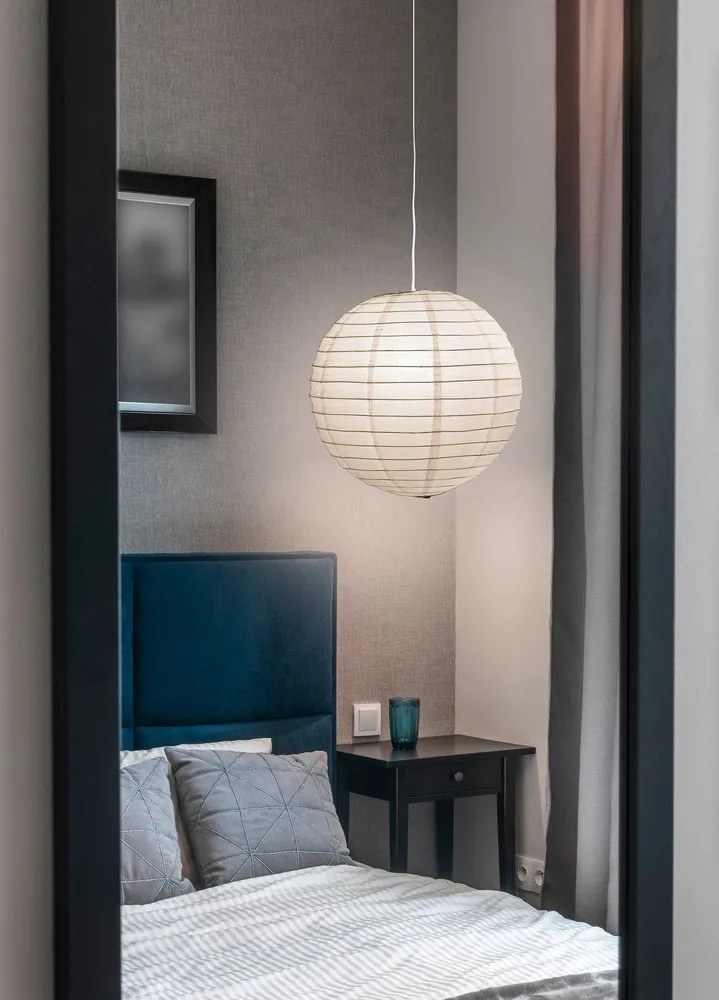 Abajur alb ø 40 cm Paper – Trio