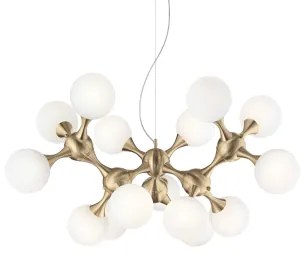 Suspensie moderna 15 becuri E14 NODI 241012 IDEAL LUX