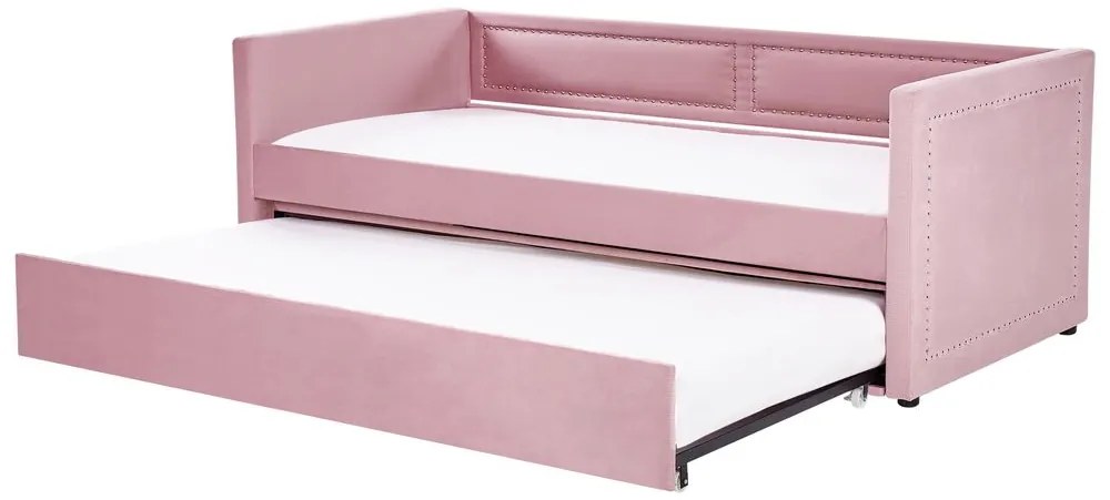 Pat extensibil 90x200 cm Mai (roz). 1035499