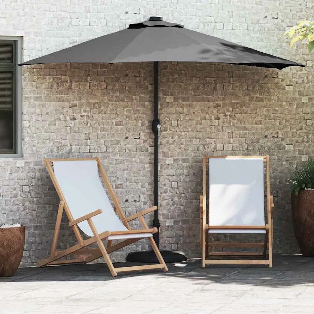 vidaXL Parasol de Grădină Antracit 294 x 150 x 224 cm țesătură