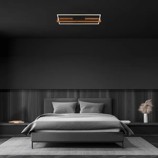 Briloner FRAME 3777-015 - Plafonieră LED 21W/230V 3000K, neagră