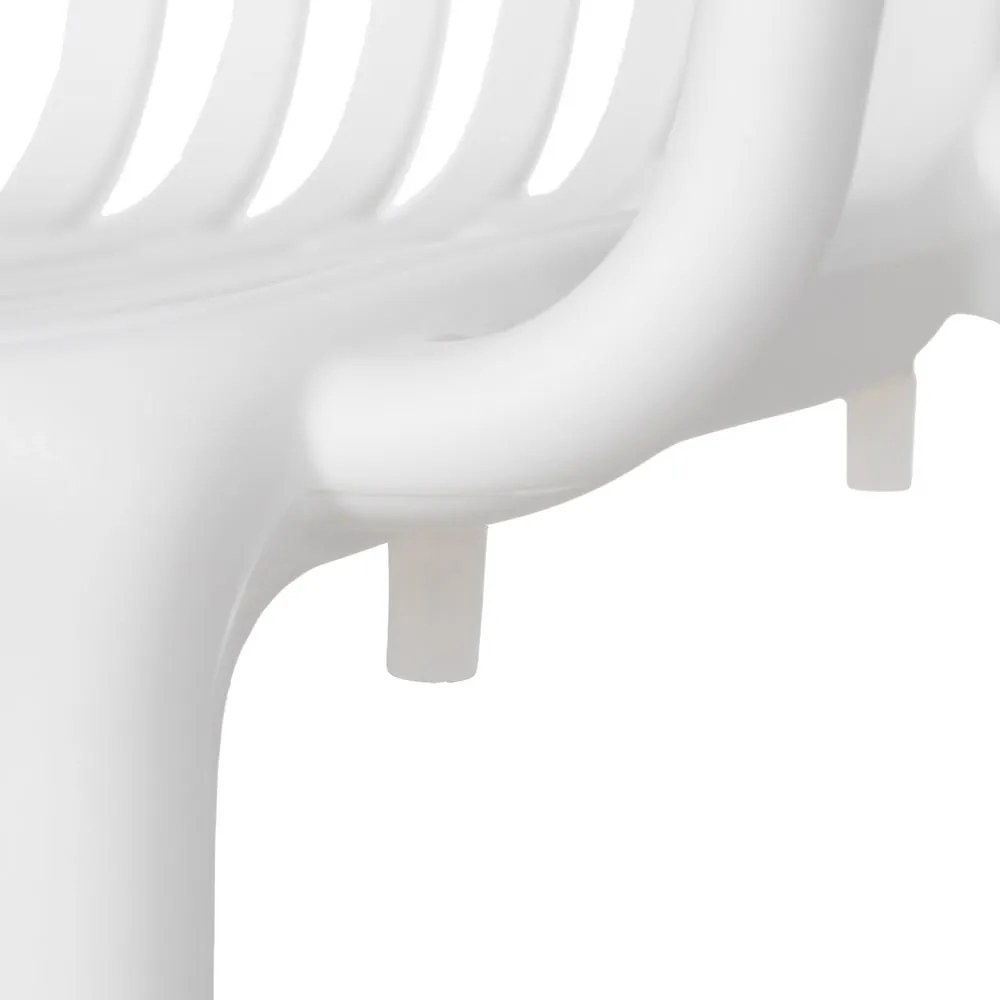 Scaun de dining alb din plastic Alia – Ixia