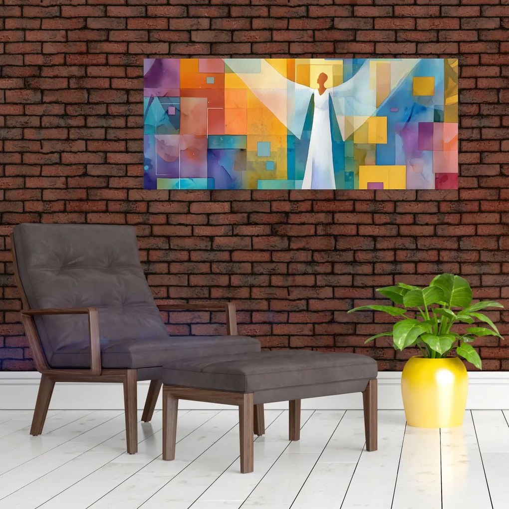 Tablou - Înger geometric (120x50 cm)
