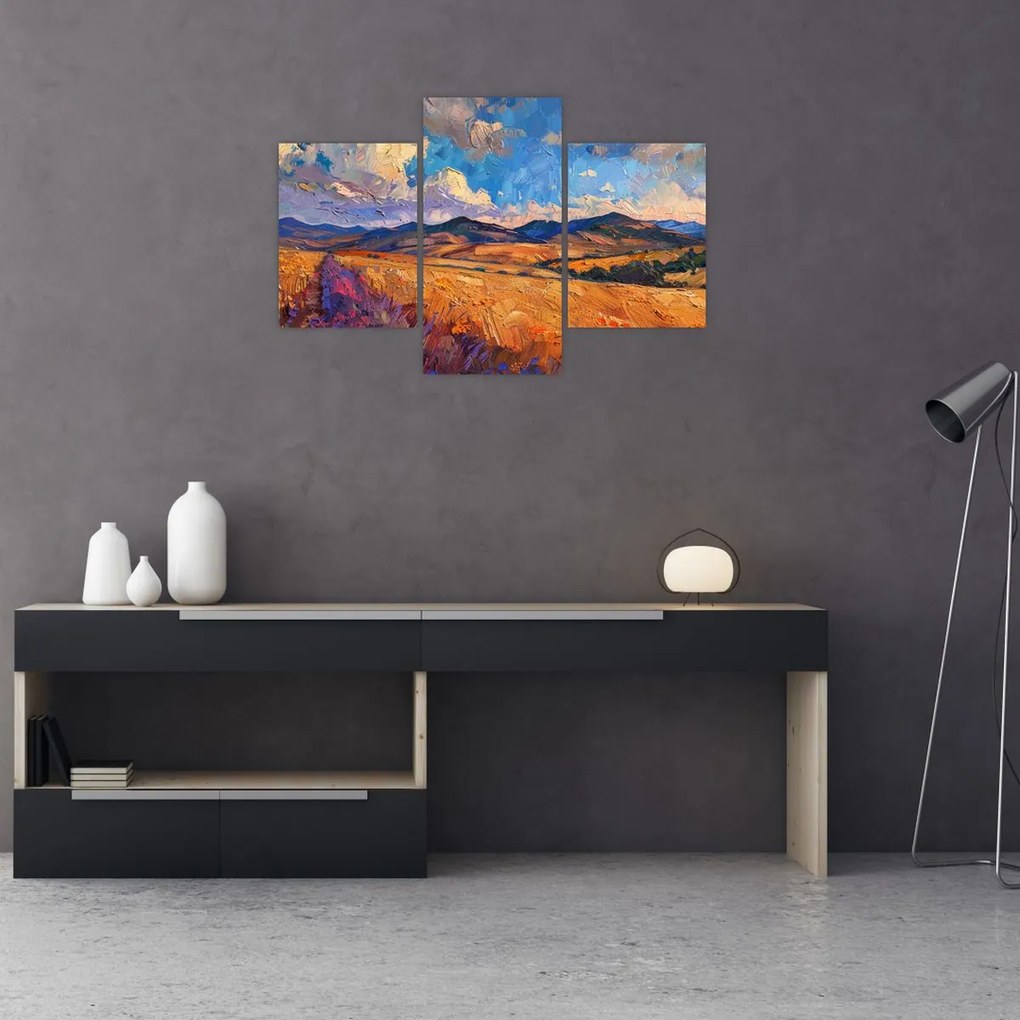 Tablou - Pictură în ulei de peisaj (90x60 cm)