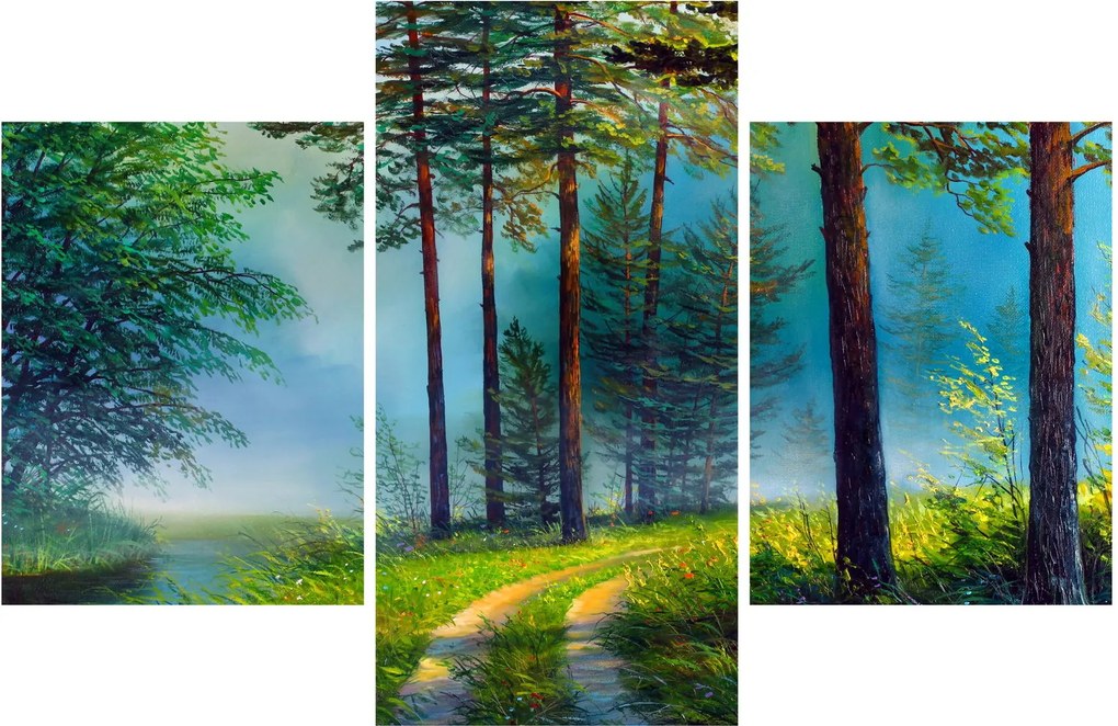 Tablou - Pictură în ulei de peisaj (90x60 cm)