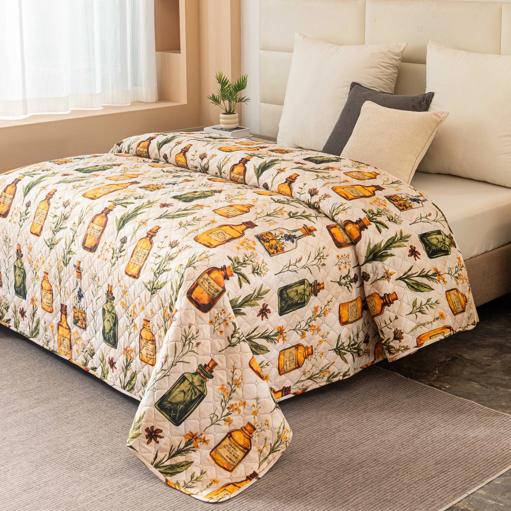 Cuvertura de pat APOTHECARY, crem Dimensiune: 220 x 240 cm