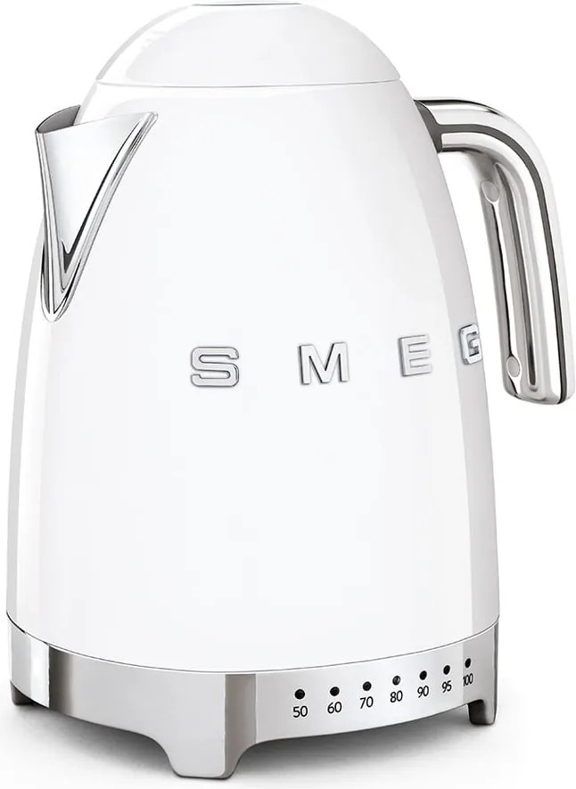 Ceainic electric alb din oțel inoxidabil 1,7 l Retro Style – SMEG