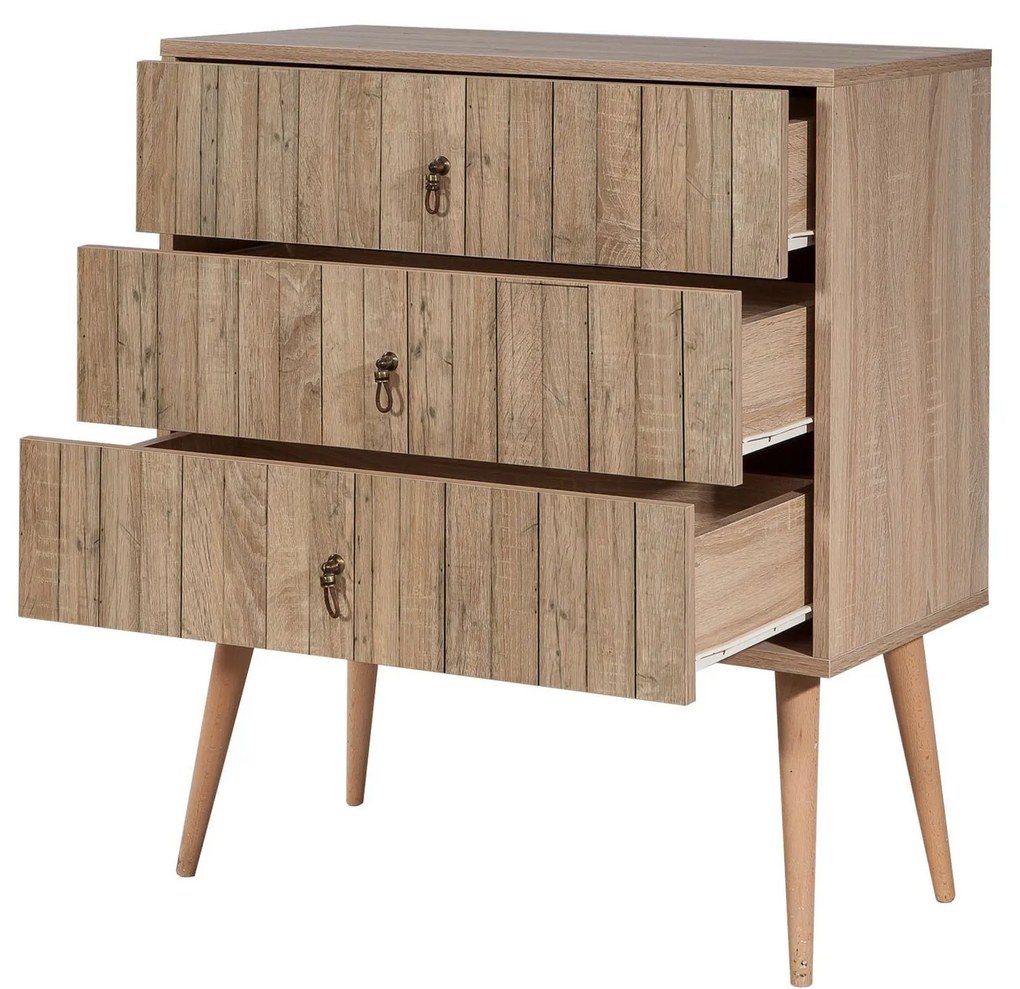 Comodă Troy 728 (Stejar sonoma). Promo -20%. 1088873