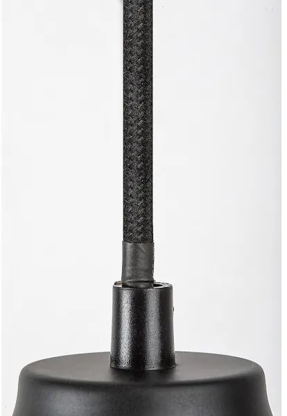 Lustră pe cablu SVENS 1xE27/60W/230V negru/portocaliu Rabalux 72034