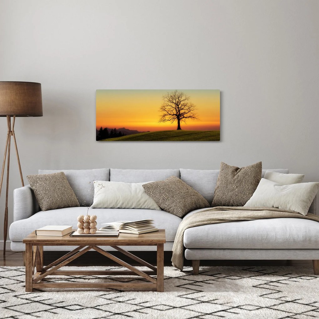 Tablou - Copacul în câmp (120x50 cm)