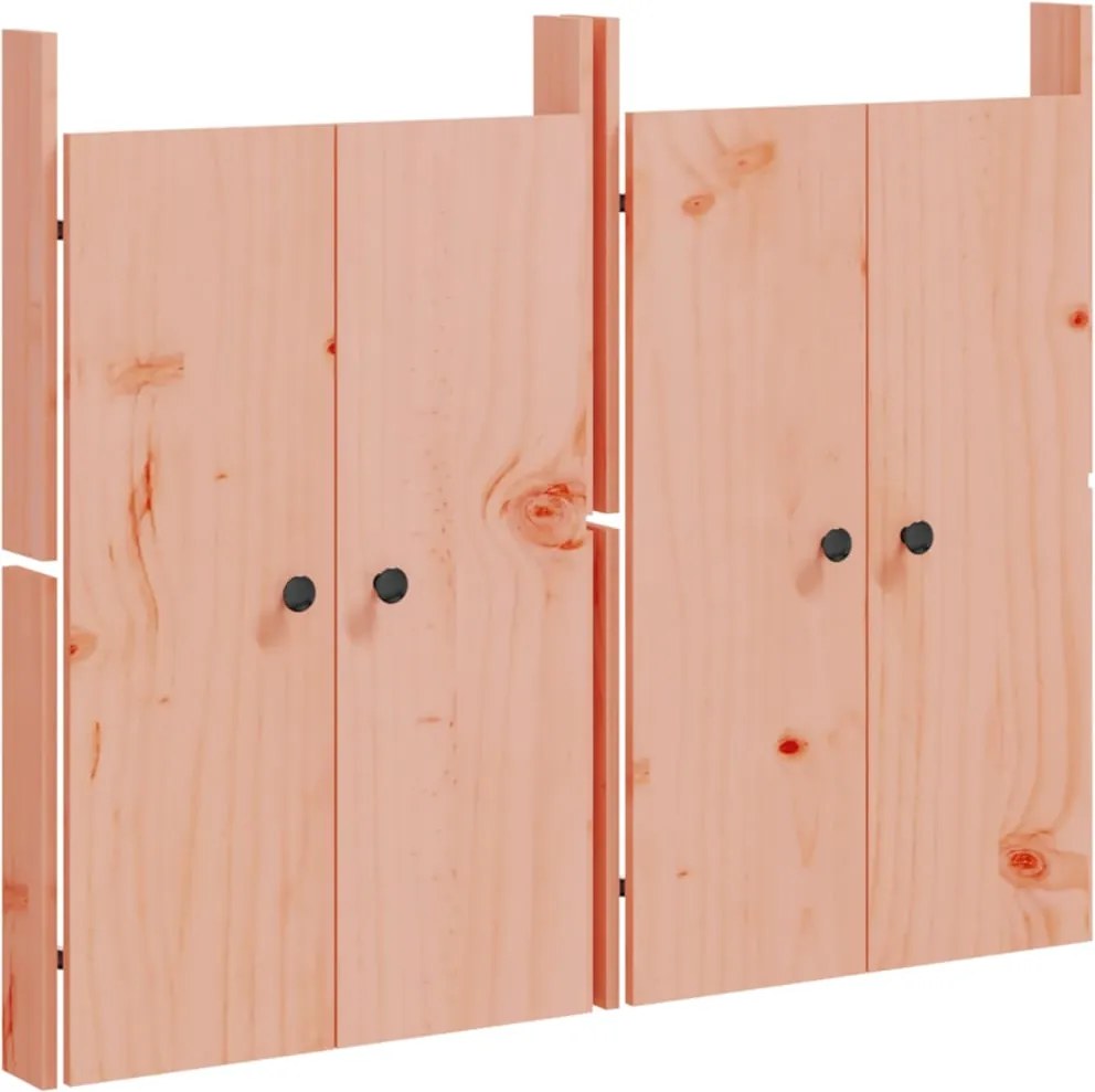 vidaXL Uși de bucătărie de exterior MEPPEL 2 buc., 50x9x82 cm, lemn masiv pin