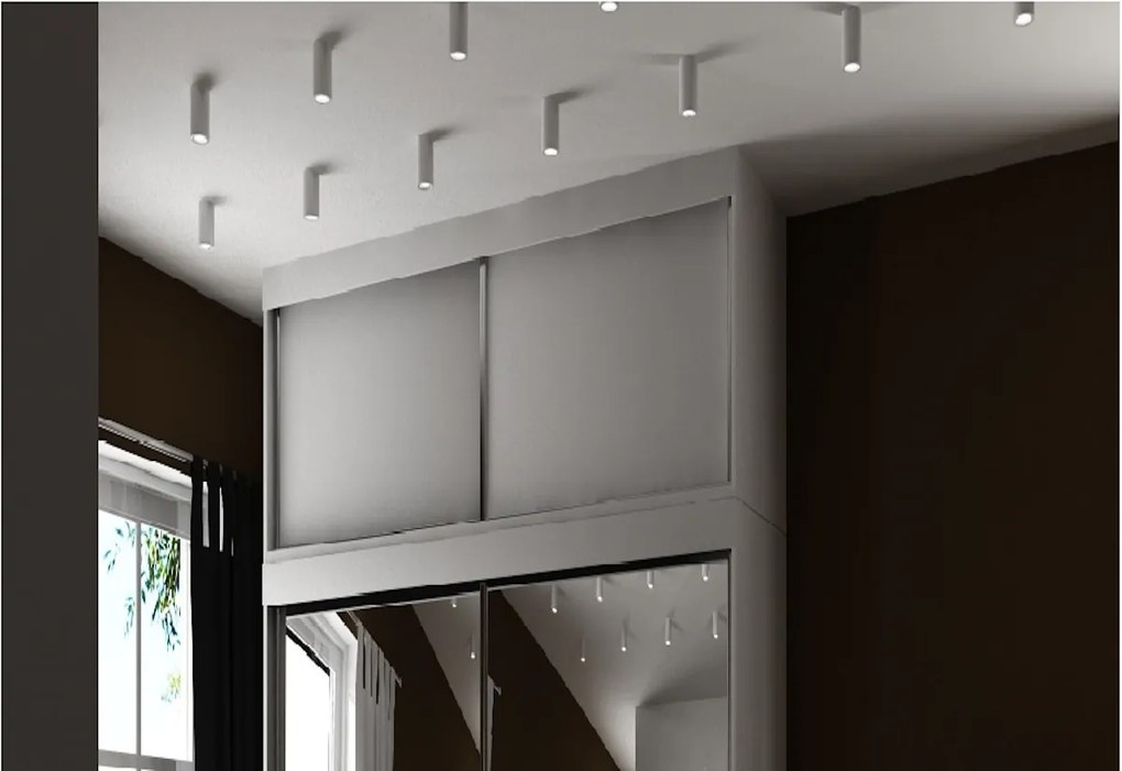 Supermobel Dulap cu usi glisante TOP 23, 250x200x62, sonoma