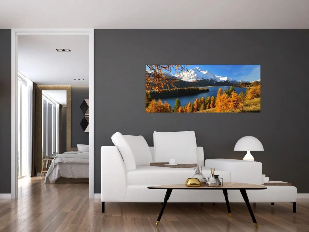 Tablou - Toamna în Alpi (120x50 cm)