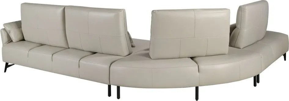 Coltar 5 locuri, Spatar Reglabil, Sezlong Stanga, Cowhide sand