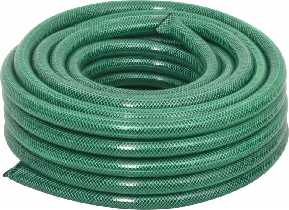 vidaXL Furtun de aer, verde, 0,75", 10 m, PVC