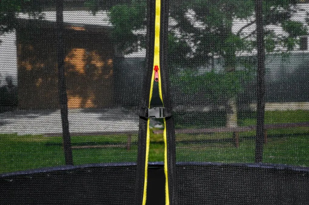 Trambulină G21 SpaceJump, 366 cm, roșie
