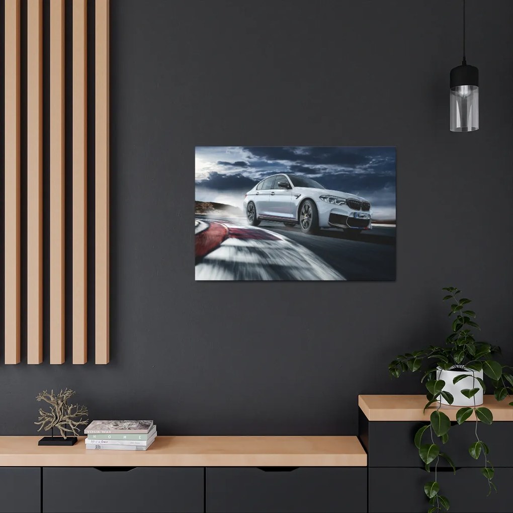 Tablou Canvas White BMW 60x40 cm