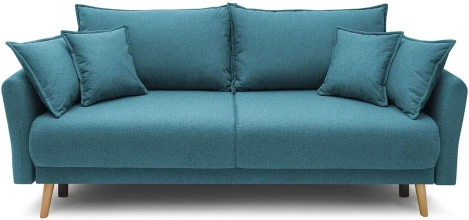 Canapea extensibilă Bobochic Paris Mia, albastru turcoaz