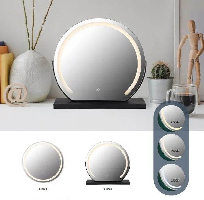Oglinda baie cu iluminat LED CCT IP44 Rivas 50cm 84035 GL