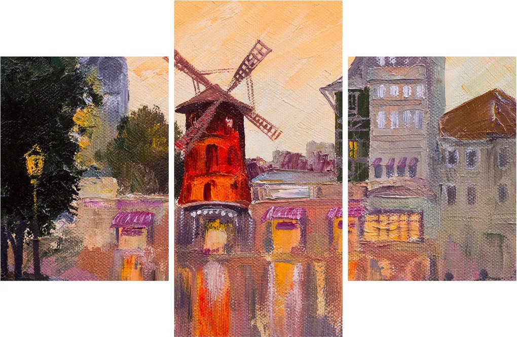 Tablou - Moulin rouge, Paris, Franța (90x60 cm)