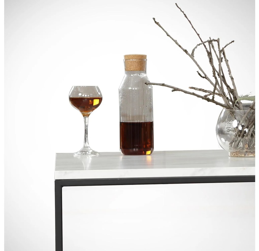 Măsuță de cafea Poline (Alb + Negru) . 1102476