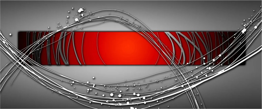 Tablou abstract (120x50 cm)