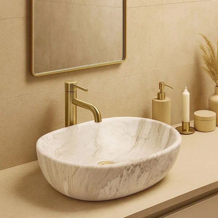 Lavoar pentru blat Rea Amelia ASH MATT