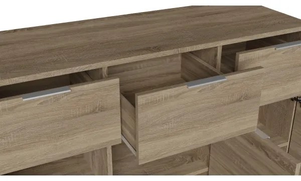 Comodă HOPE, stejar Sonoma