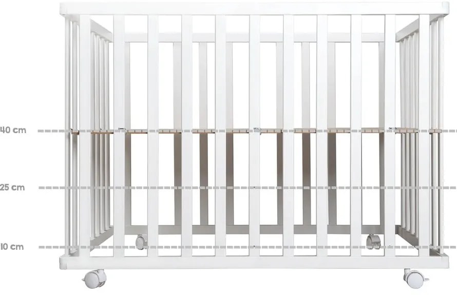 Țarc pentru copii alb 100x75 cm Sternenzauber – Roba