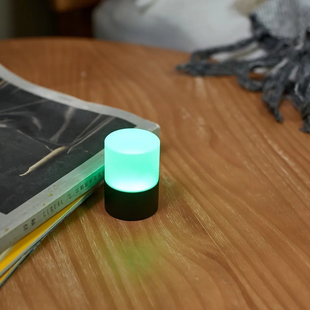 Decorațiune luminoasă neagră cu USB ø 4,5 cm Lemelia – Gingko