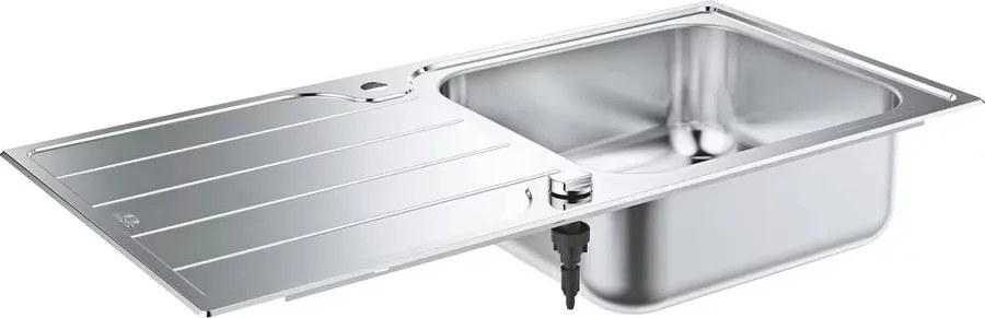 Chiuveta inox Grohe K500 100x50.1 cm 1 cuva cu picurator