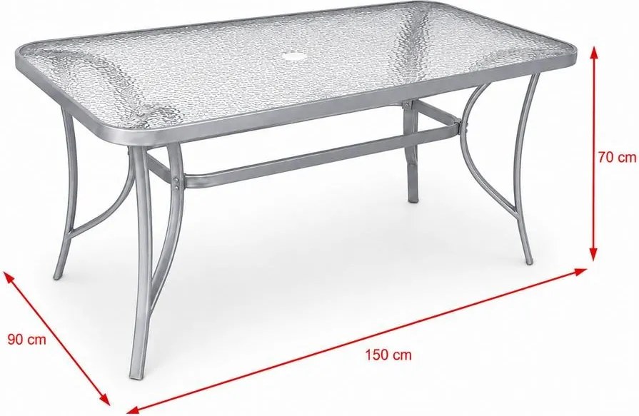 Set mobilier de grădină 10 piese Avenberg IBIZA