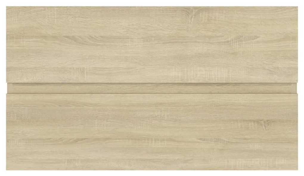 Dulap de chiuveta, stejar Sonoma, 80x38,5x45 cm, PAL Stejar sonoma, Dulap pentru chiuveta, 1