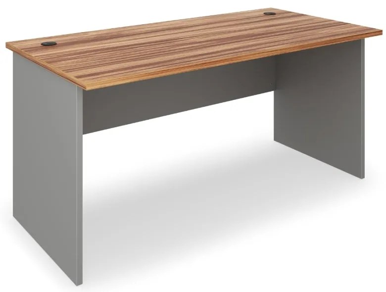 Masa SimpleOffice 160 x 80 cm, nuc / gri