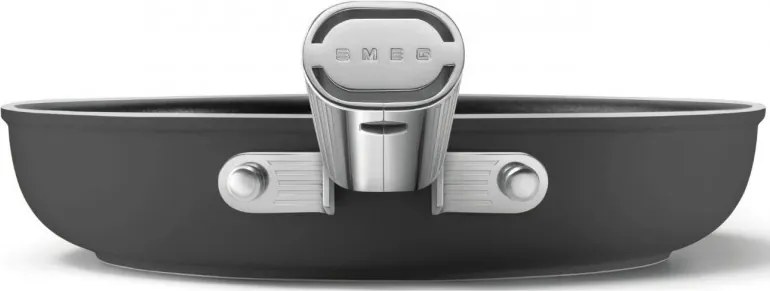 Tigaie SMEG FPF2002BLM, 1,5 l, Ø20 cm, Acoperire ceramica antiaderenta, Pana la 250°C, Fara PFAS, Inductie, Negru