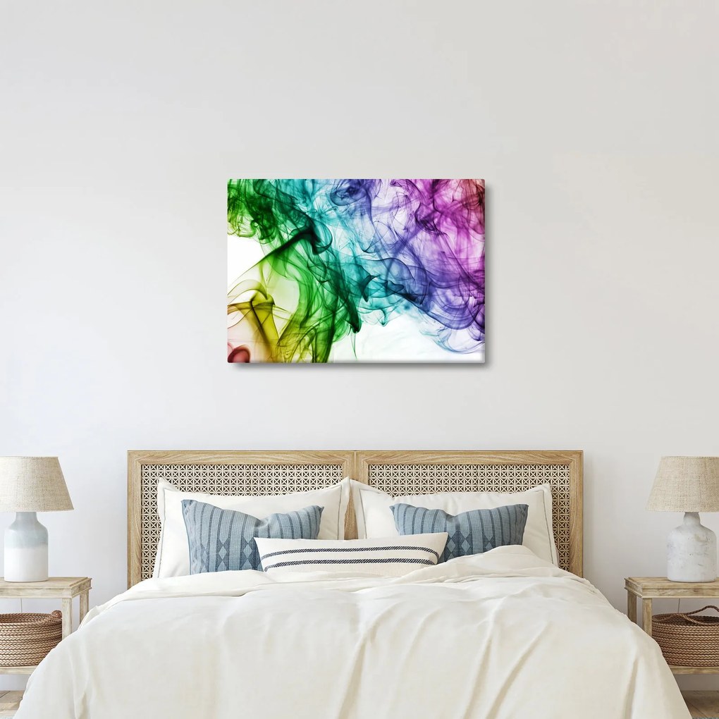 Tablou - fum colorat (70x50 cm)